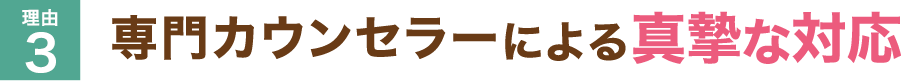 理由1 年間相談件数10,000件の実績